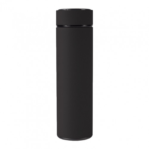 Термос Traveler вакуумный, стальной, 500 мл, матовый, черный