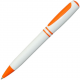 Ручка шариковая, пластиковая, белая/оранжевая Ручка шариковая, пластиковая, белая/оранжевая