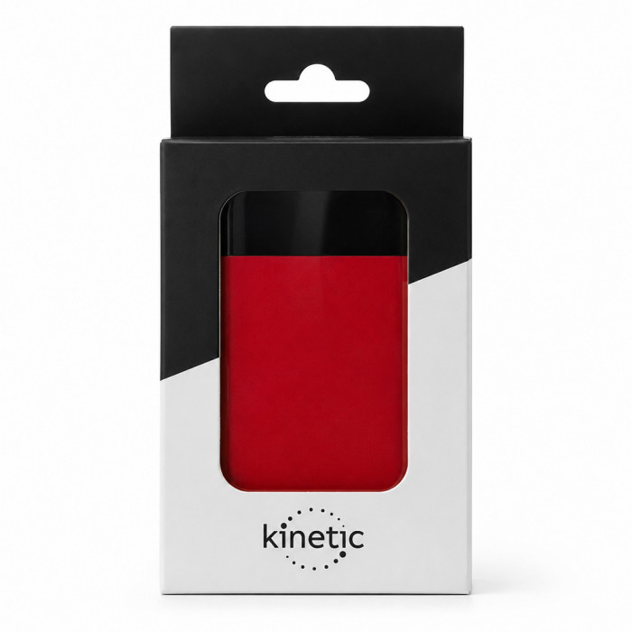 Внешний аккумулятор в металлическом корпусе Apria, 10000 mAh, красный