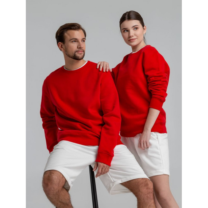 Свитшот унисекс King, красный, размер 3XL