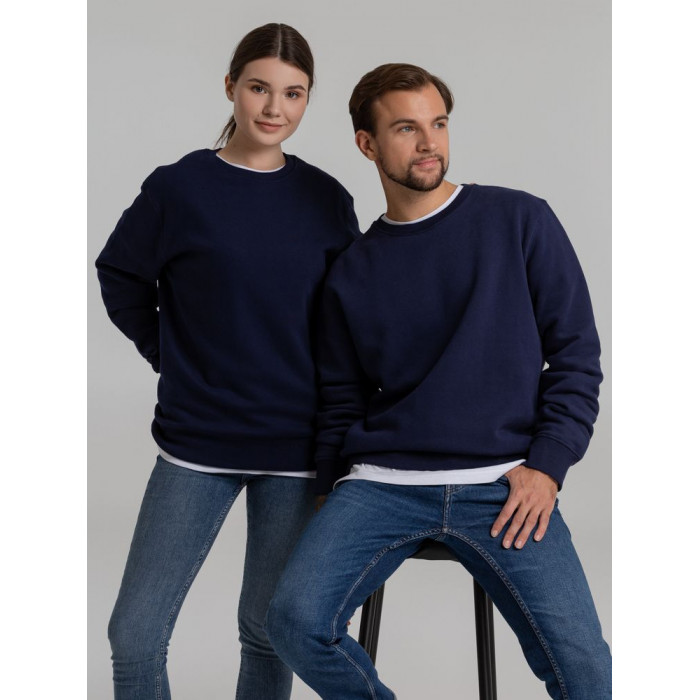 Свитшот унисекс King, темно-синий, размер XXL