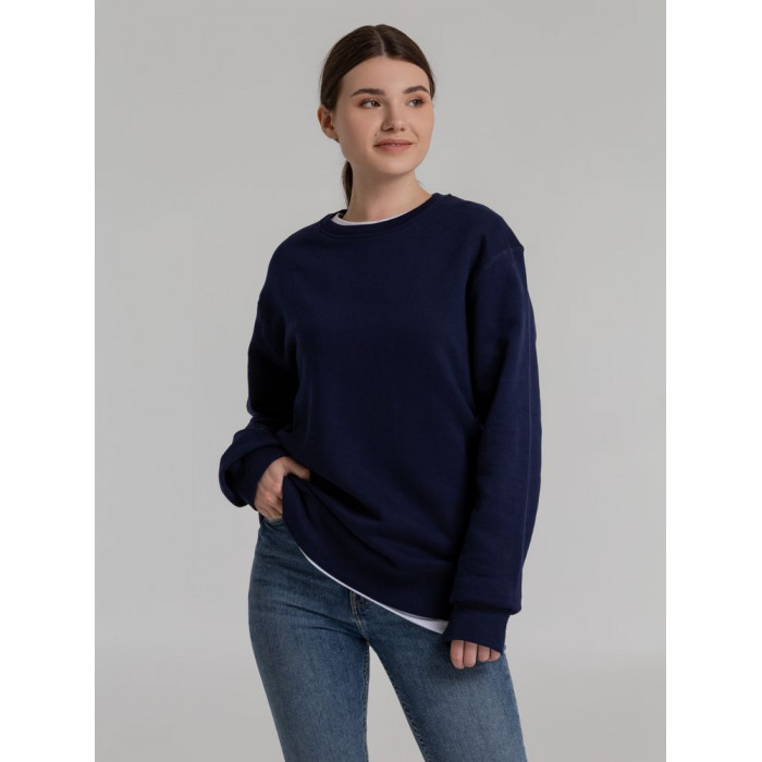 Свитшот унисекс King, темно-синий, размер XXL