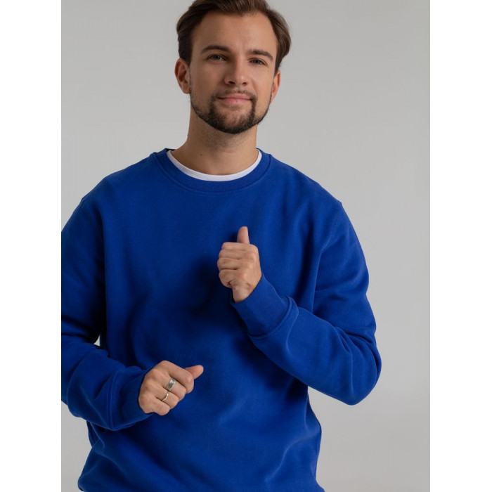 Свитшот унисекс King, ярко-синий, размер XS