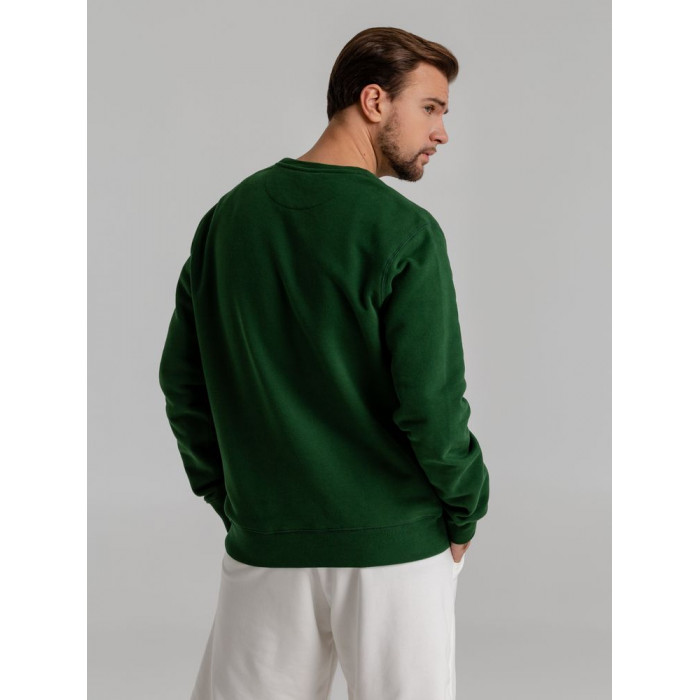 Свитшот унисекс King, темно-зеленый, размер XS