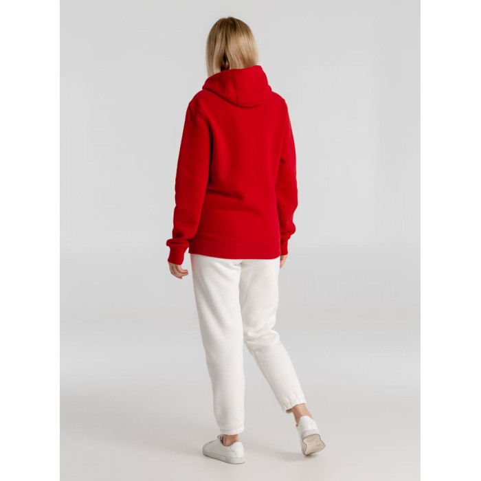 Толстовка с капюшоном унисекс King, красная, размер 3XL