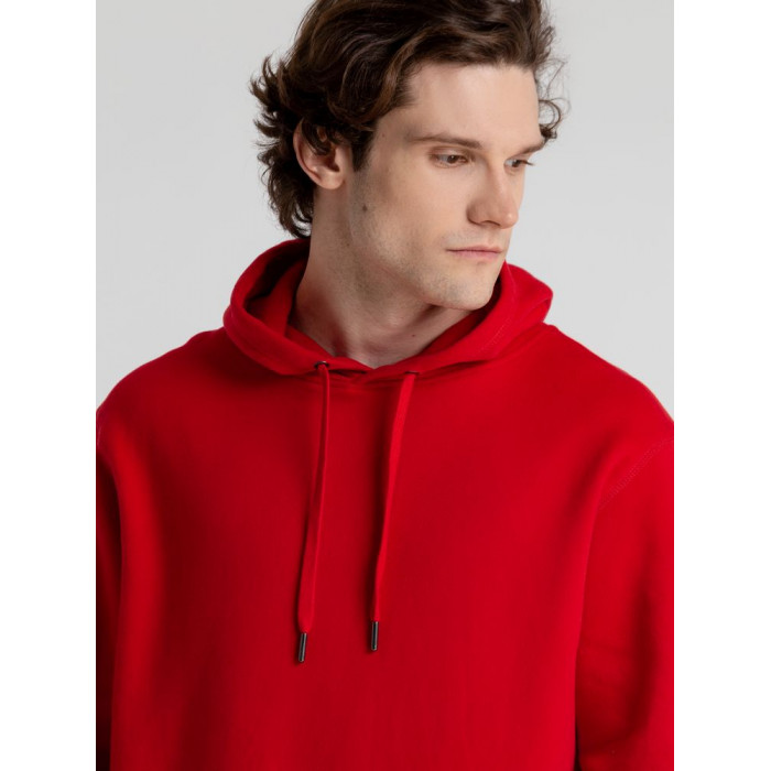 Толстовка с капюшоном унисекс King, красная, размер 3XL