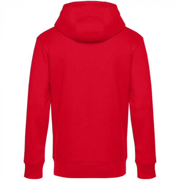 Толстовка с капюшоном унисекс King, красная, размер 3XL