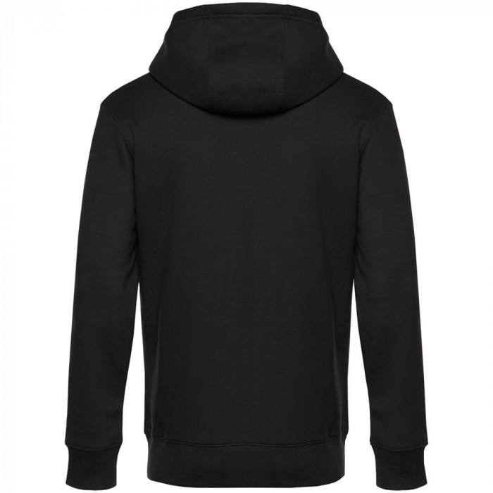 Толстовка с капюшоном унисекс King, черная, размер XXL