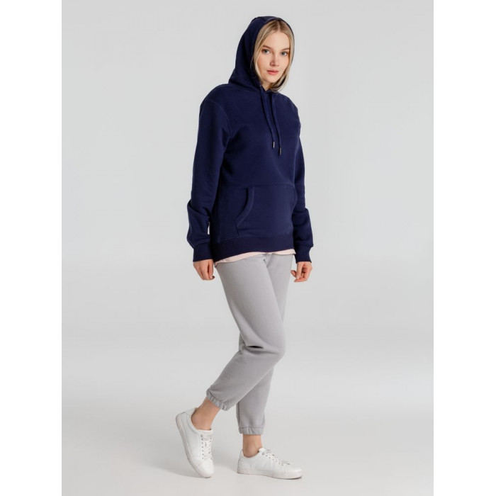 Толстовка с капюшоном унисекс King, темно-синяя, размер 4XL