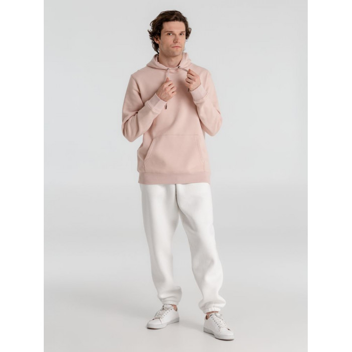 Толстовка с капюшоном унисекс King, розовая, размер XS