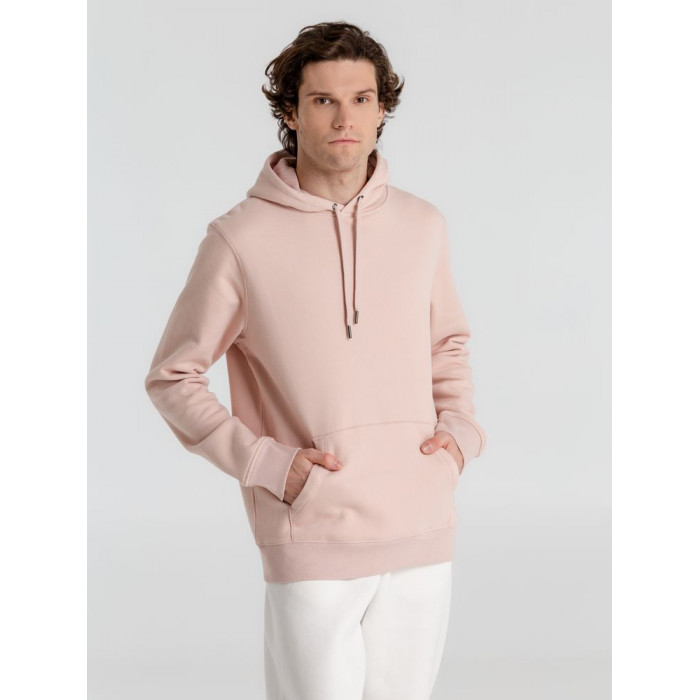 Толстовка с капюшоном унисекс King, розовая, размер XS
