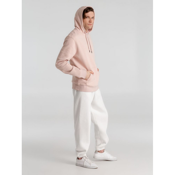 Толстовка с капюшоном унисекс King, розовая, размер XS