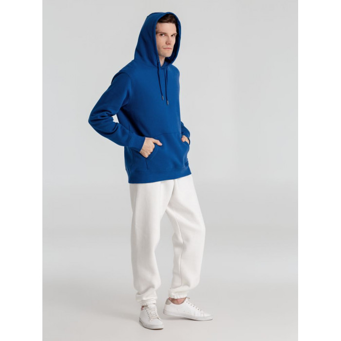 Толстовка с капюшоном унисекс King, ярко-синяя, размер 3XL