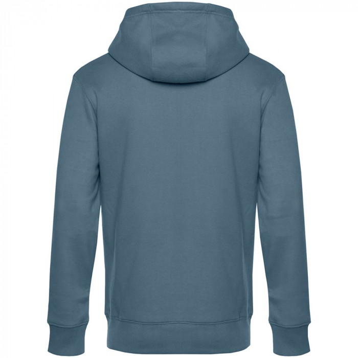 Толстовка с капюшоном унисекс King, серо-синяя, размер 3XL