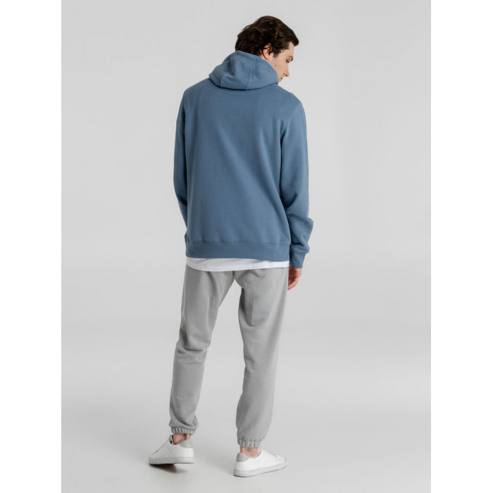 Толстовка с капюшоном унисекс King, серо-синяя, размер 3XL