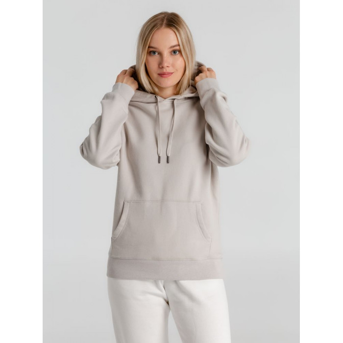 Толстовка с капюшоном унисекс King, дымчато-серая, размер 3XL