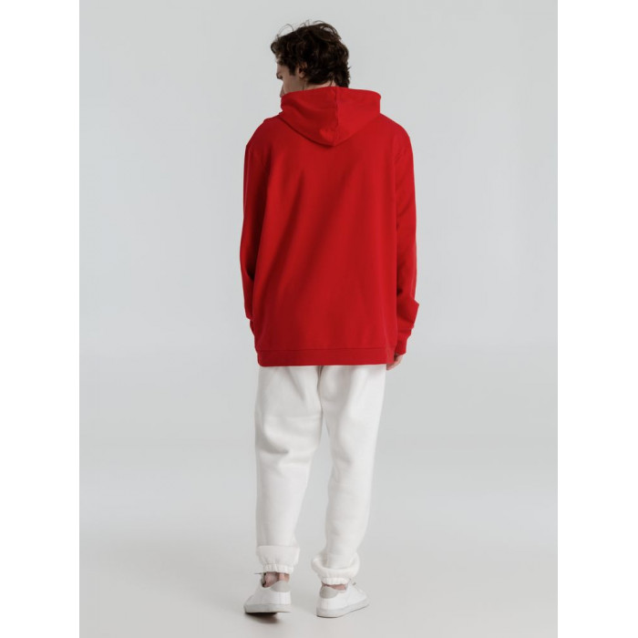 Толстовка с капюшоном унисекс Hoodie, красная, размер 4XL