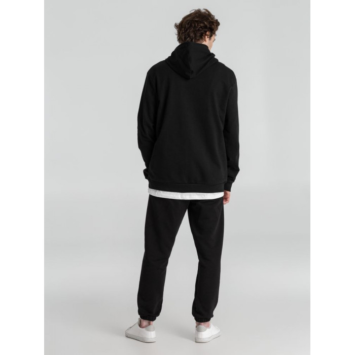 Толстовка с капюшоном унисекс Hoodie, черная, размер 4XL