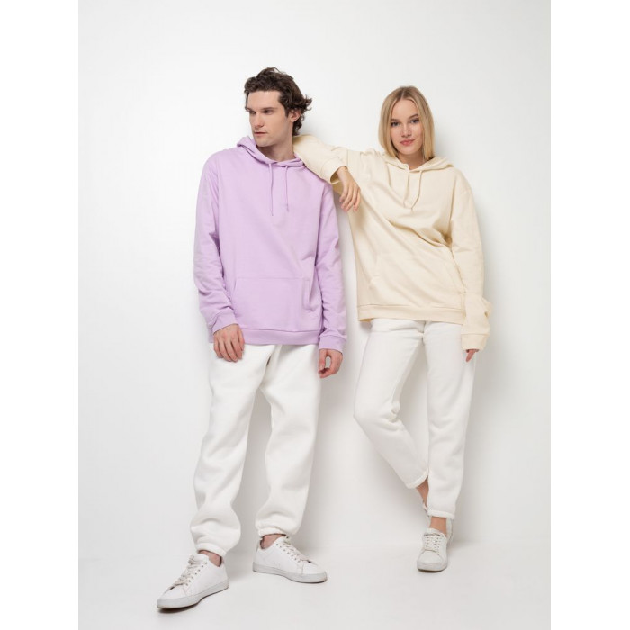 Толстовка с капюшоном унисекс Hoodie, светло-желтая, размер 3XL