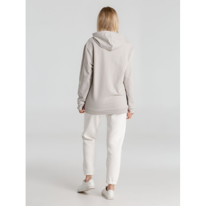 Толстовка с капюшоном унисекс Hoodie, дымчато-серая, размер XXL