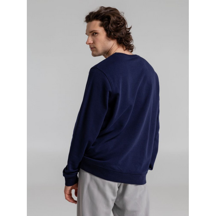 Свитшот унисекс BNC Inspire (Organic), темно-синий, размер XS