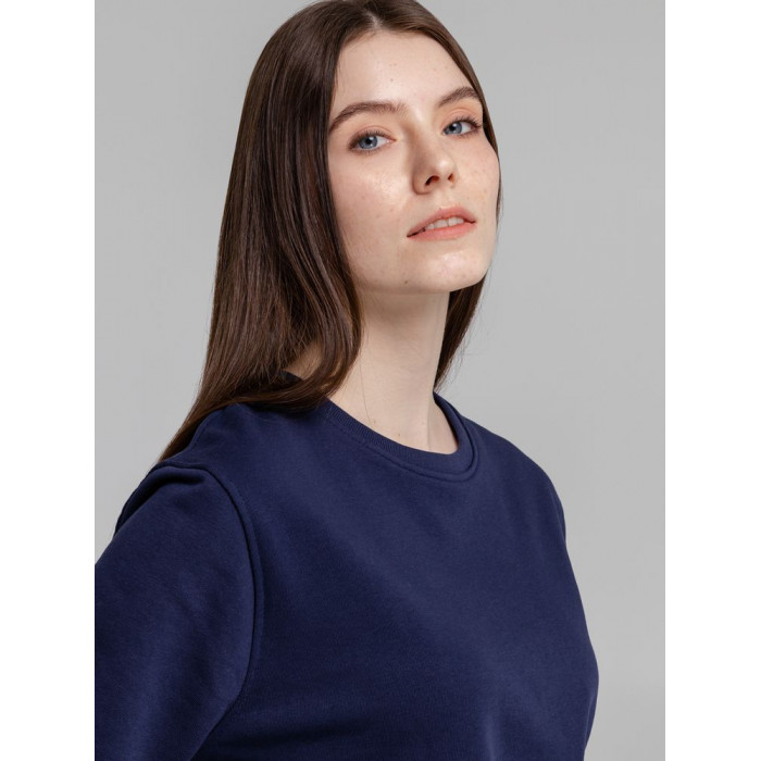 Свитшот унисекс BNC Inspire (Organic), темно-синий, размер XS