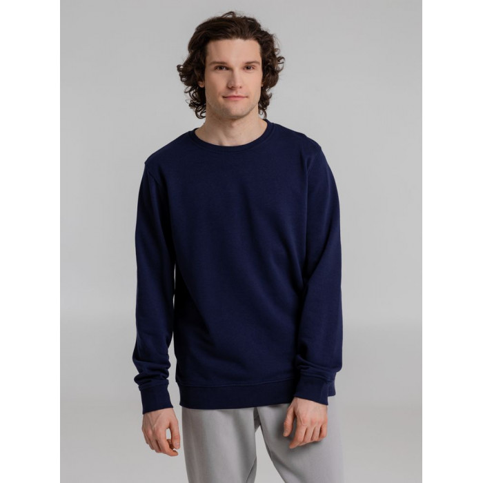 Свитшот унисекс BNC Inspire (Organic), темно-синий, размер XS