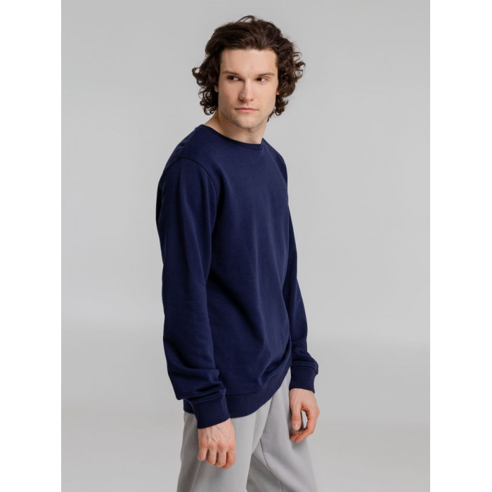 Свитшот унисекс BNC Inspire (Organic), темно-синий, размер XS