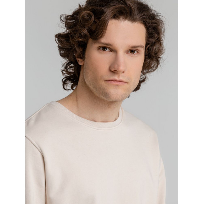 Свитшот унисекс BNC Inspire (Organic), молочно-белый, размер XS