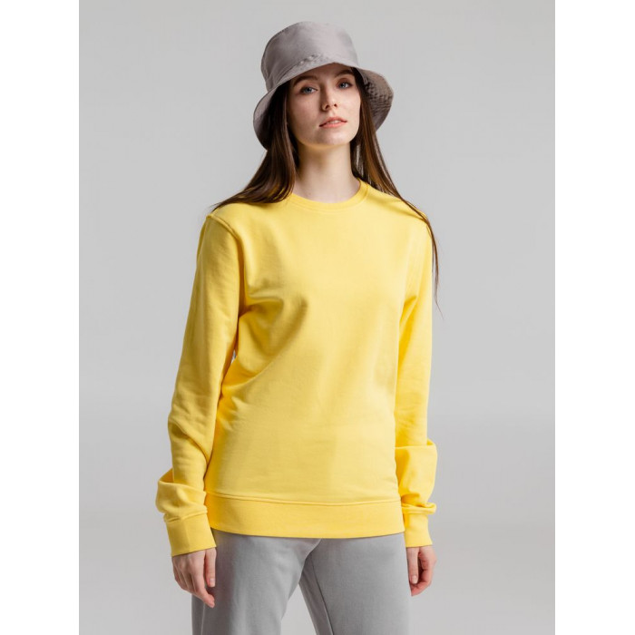 Свитшот унисекс BNC Inspire (Organic), желтый, размер XXL
