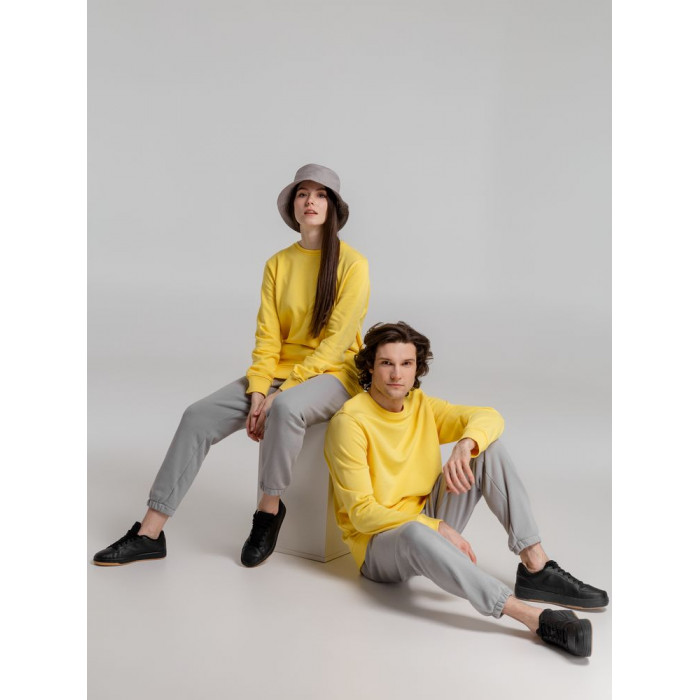 Свитшот унисекс BNC Inspire (Organic), желтый, размер XXL