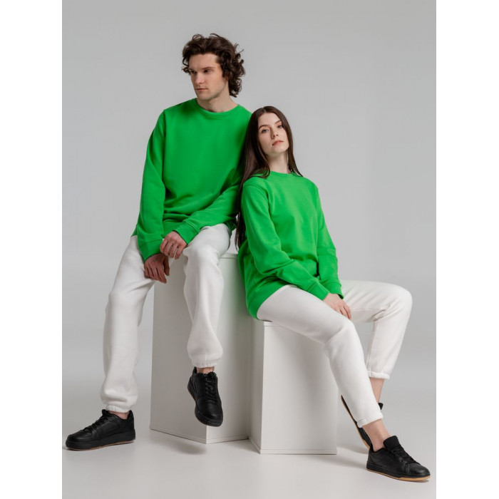 Свитшот унисекс BNC Inspire (Organic), зеленый, размер XXL