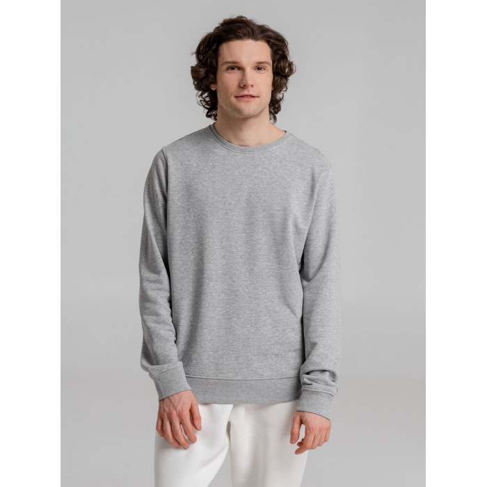 Свитшот унисекс BNC Inspire (Organic), серый меланж, размер XS