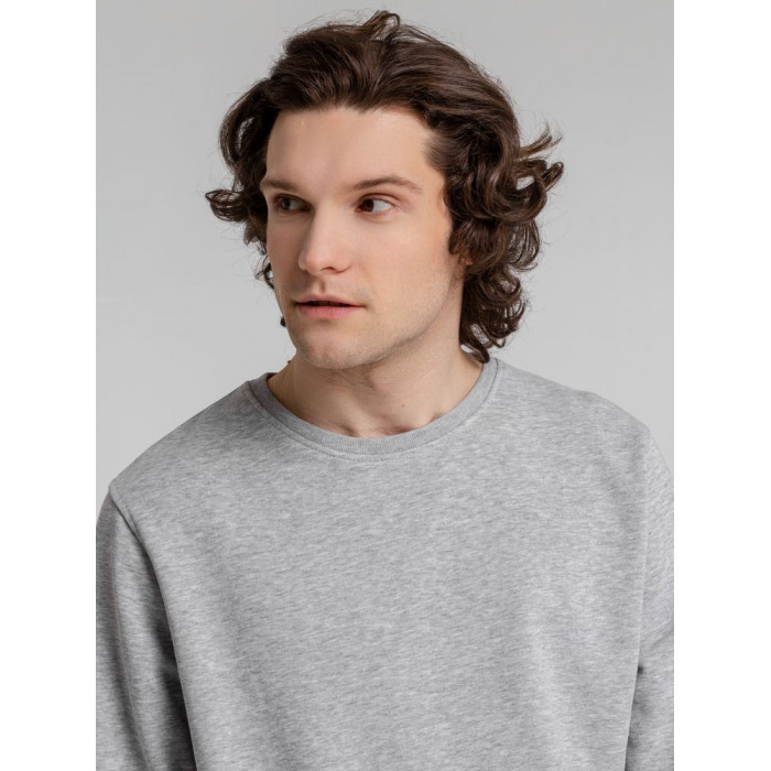 Свитшот унисекс BNC Inspire (Organic), серый меланж, размер XS