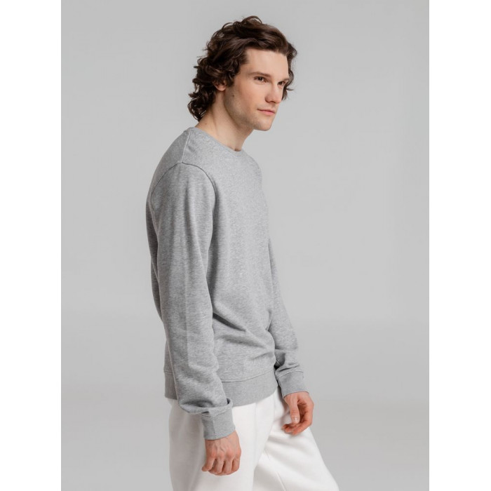 Свитшот унисекс BNC Inspire (Organic), серый меланж, размер XS