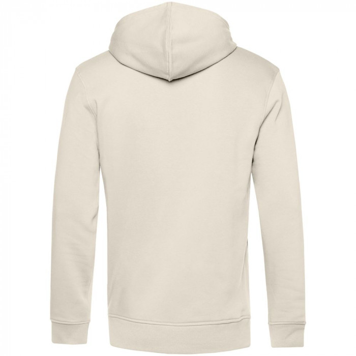 Толстовка на молнии с капюшоном унисекс BNC Inspire (Organic), молочно-белая, размер XXL