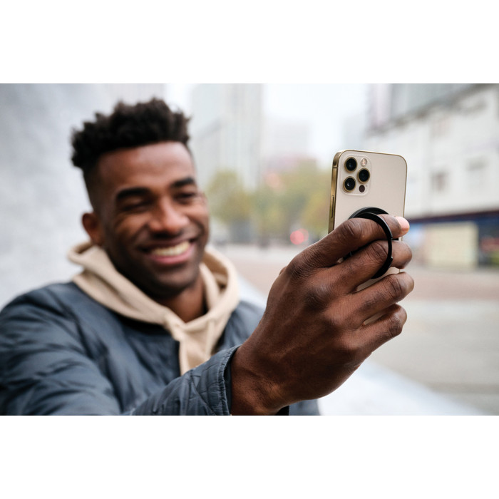 Магнитный держатель для телефона Terra Magnetic из переработанного пластика и алюминия RCS