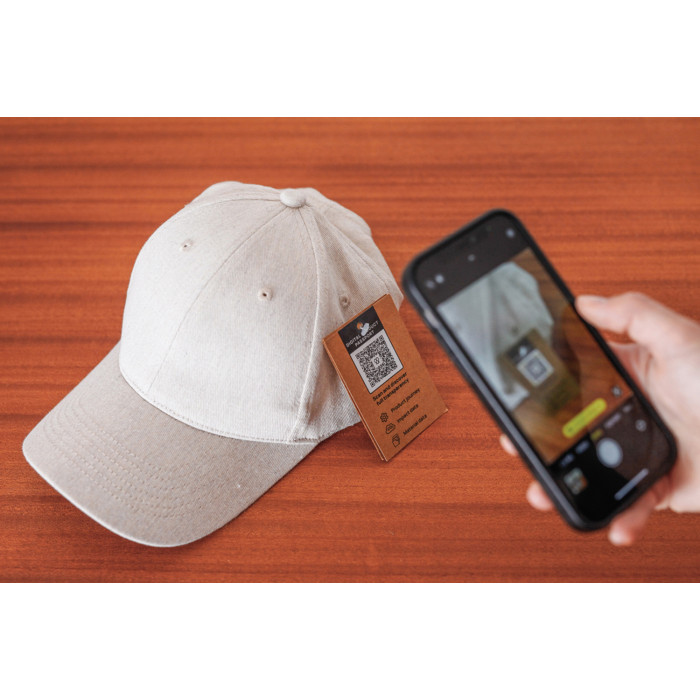 Бейсболка Milo из переработанной смесовой ткани AWARE™, 6 клиньев, 200 г/м²