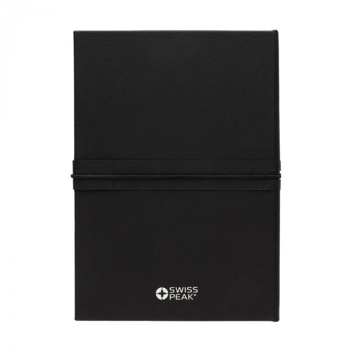 Термобутылка Swiss Peak в комплекте с блокнотом, ручкой и брелком