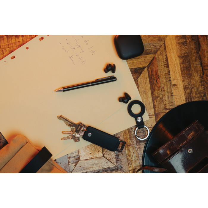 Чехол для ключей с ручкой в комплекте Swiss Peak Tula из переработанного полиуретана RCS