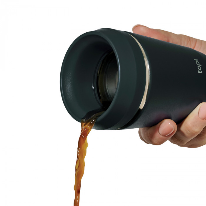 Термостакан Topl из переработанной стали с крышкой 360°, 235 мл