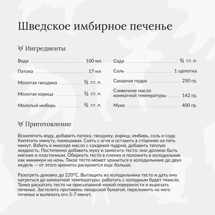 Форма для печенья VINGA Nordic, 5 шт. Форма для печенья VINGA Nordic, 5 шт.